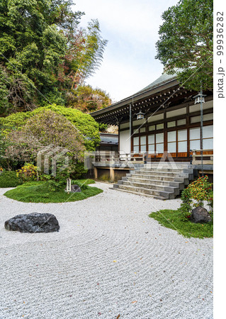 【神奈川県】鎌倉にある報国寺の迦葉堂 99936282