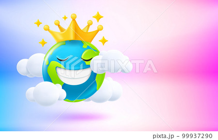 World empire concept. Global security concept. 3d vector banner with copy space 99937290