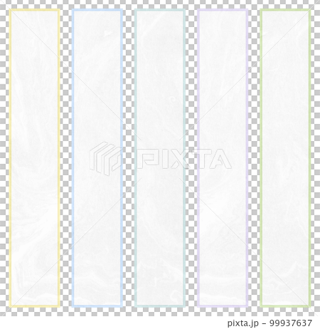 和紙の短冊 バリエーション 短歌 和歌 俳句 99937637