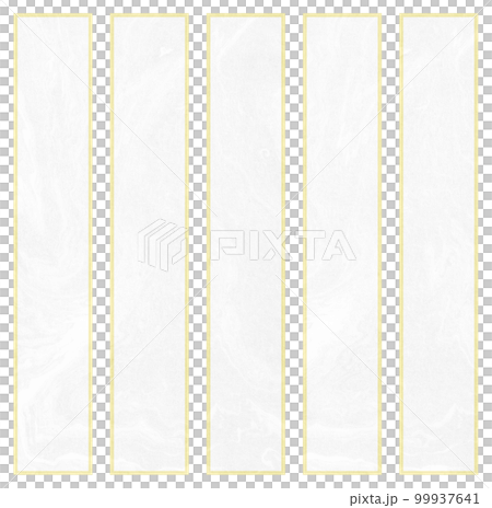 和紙の短冊 バリエーション 短歌 和歌 俳句 99937641