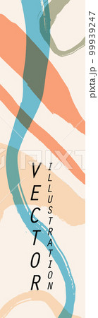 Abstract trendy universal artistic banner template. Vector illustration. 99939247