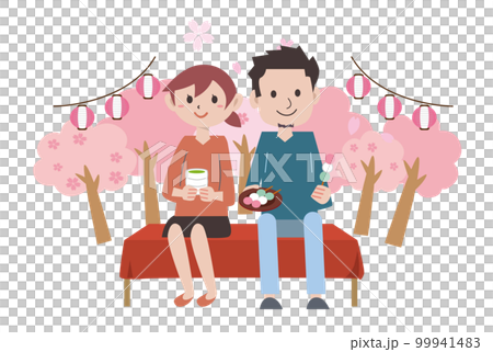 Spring cherry blossom viewing 99941483