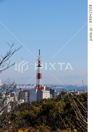 会下山公園から神戸港を望む　神戸市兵庫区 99941508