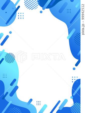 青色の幾何学パターンの背景素材 99942512