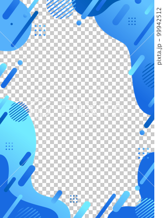 青色の幾何学パターンの背景素材 99942512