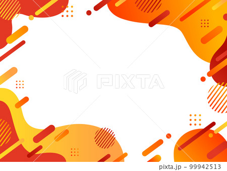 赤色の幾何学パターンの背景素材 99942513