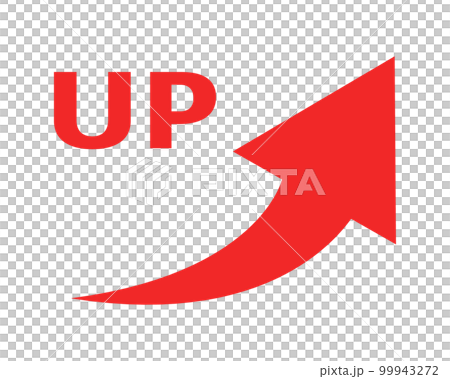 UP：赤い矢印のアイコン 99943272