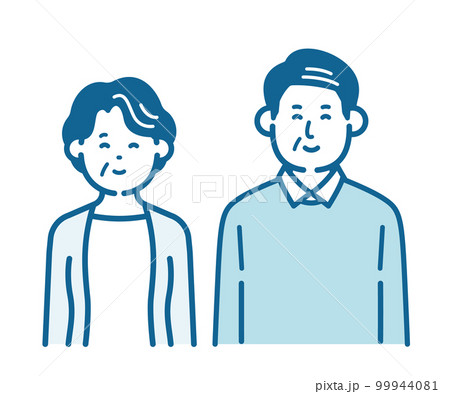 笑顔の高齢夫婦 99944081