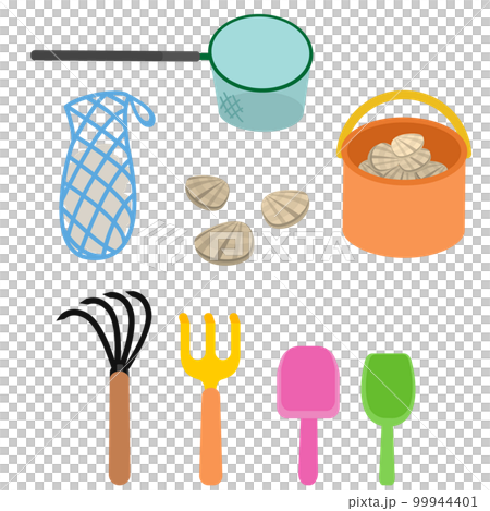 蛤蜊挖工具集插圖 99944401