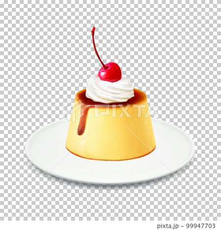 pudding illustration real 99947703