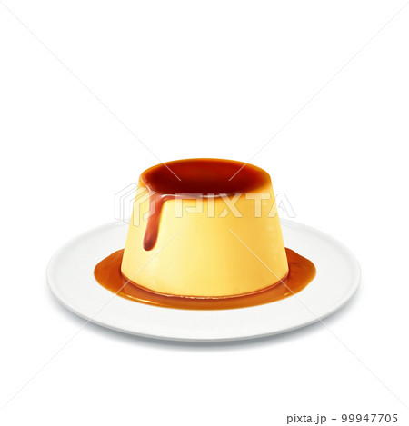 プリン イラスト リアル プリン イラスト リアル 99947705