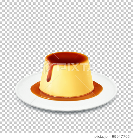 プリン イラスト リアル プリン イラスト リアル 99947705