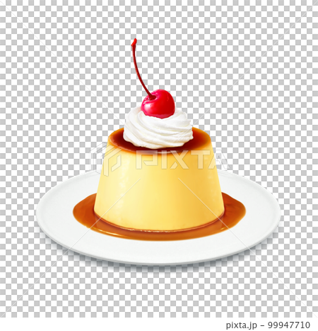 プリンのイラスト リアル 99947710