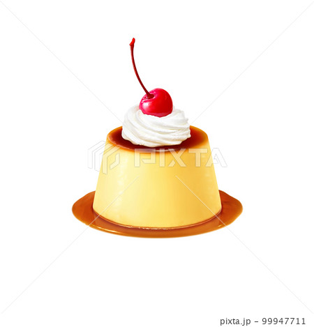 プリン イラスト リアル プリン イラスト リアル 99947711