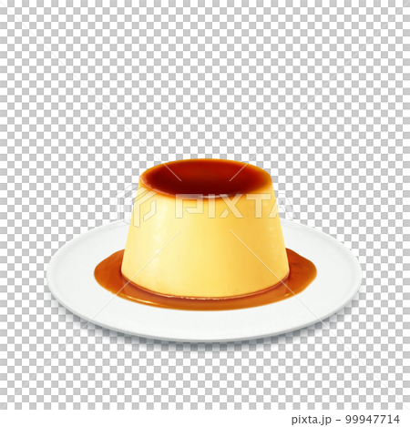 Pudding illustration real 99947714