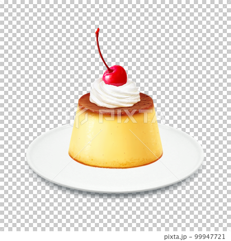 プリンのイラスト リアル 99947721