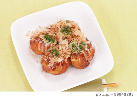 ちょっとだけ　タコ焼き　小皿　おやつ 99948895