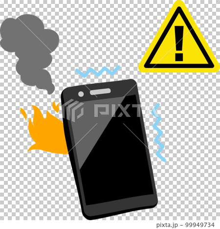 smartphone on fire smartphone on fire 99949734
