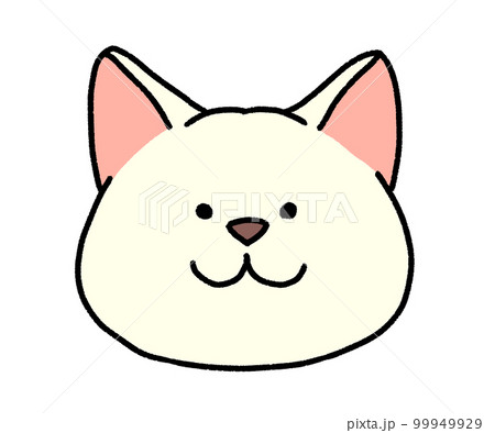 白い柴犬の顔アイコン 99949929