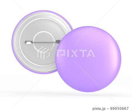 Pin button, purple lapel badge front and back view 3d render. Blank round magnet, mockup brooch or medal with silver metal clasp, isolated id card or identity tag template, icons set Pin button, purple lapel badge front and back view 3d render. Blank round magnet, mockup brooch or medal with silver metal clasp, isolated id card or identity tag template, icons set 99950667