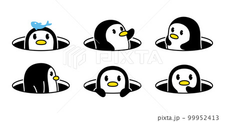 penguin vector bird icon hole hiding logo cartoon character doodle illustration symbol design isolated clip art penguin vector bird icon hole hiding logo cartoon character doodle illustration symbol design isolated clip art 99952413