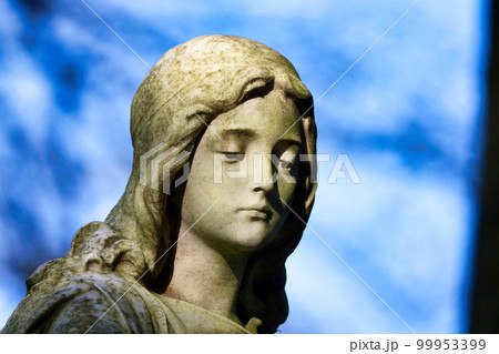 beautiful statue of a young woman beautiful statue of a young woman 99953399
