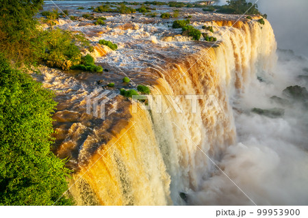 Iguacu falls on Argentina Side from southern Brazil side, South America 99953900