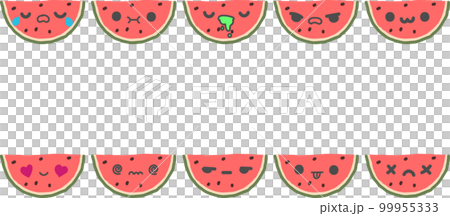 Watermelon cute expression Watermelon cute expression 99955333