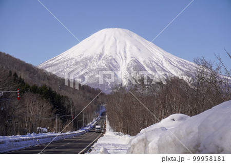 羊蹄山(喜茂別町相川ビューポイントパーキング 羊蹄山(喜茂別町相川ビューポイントパーキング 99958181