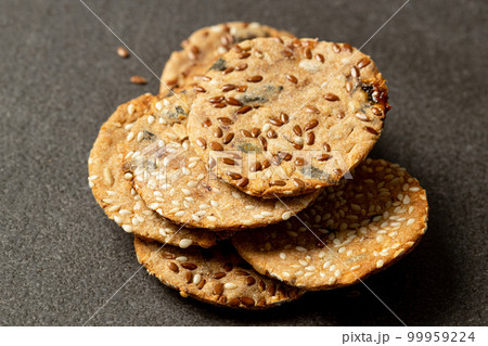Gluten Free, Healthy cookies made with whole grain flour and flax, sunflower, pumpkin and sesame seeds. Natural home food products for your health suitable for vegans. Gluten Free, Healthy cookies made with whole grain flour and flax, sunflower, pumpkin and sesame seeds. Natural home food products for your health suitable for vegans. 99959224