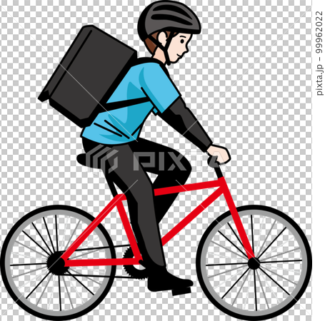 デリバリー配達員の男性 99962022