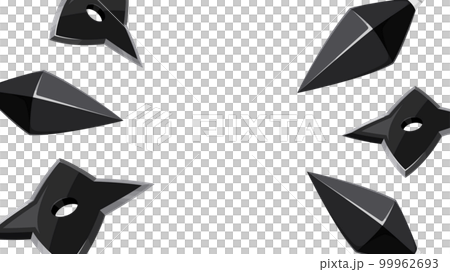 Shuriken and Kunai Frame_Ninja Tools_16:9 Shuriken and Kunai Frame_Ninja Tools_16:9 99962693