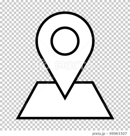 使いやすくてシンプルな白黒アイコン 99963307