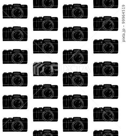 Vector seamless pattern of photo camera 99964519
