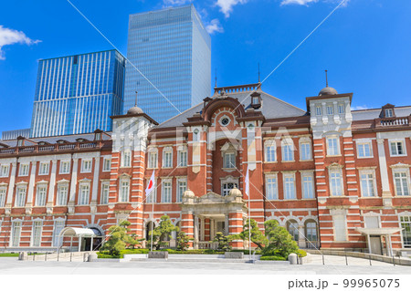 東京駅_丸の内駅舎の絶景風景 東京駅_丸の内駅舎の絶景風景 99965075