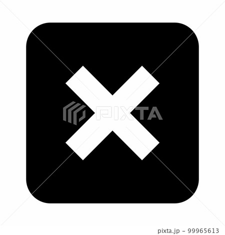 Wrong marks, Cross marks, Rejected, Disapproved, No, False, Not Ok, Wrong Choices, Task Completion, Voting. - vector mark symbols. White outline design. Isolated icon. Wrong marks, Cross marks, Rejected, Disapproved, No, False, Not Ok, Wrong Choices, Task Completion, Voting. - vector mark symbols. White outline design. Isolated icon. 99965613