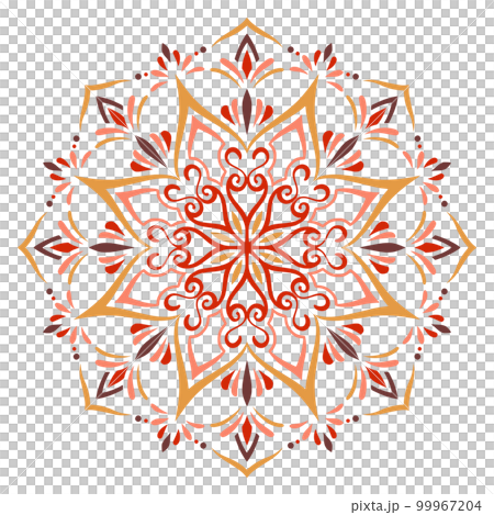 紋身風格幾何曼陀羅藝術 99967204