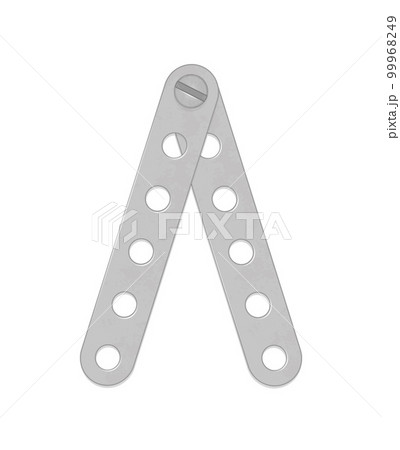 Cyrillic alphabet from the details of the iron constructor. Vector illustration isolated on white background Cyrillic alphabet from the details of the iron constructor. Vector illustration isolated on white background 99968249