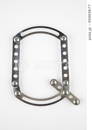 Letter Q from the English alphabet of Children's metal designer kit 99969677