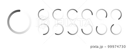 Circular Loading Buffering Icons Vector Circular Loading Buffering Icons Vector 99974730
