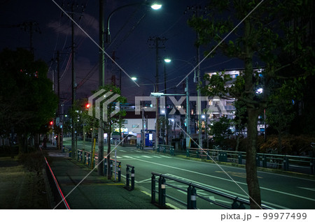 夜道 素材 イメージ 夜道 素材 イメージ 99977499