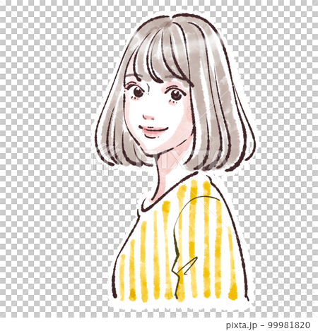 女性插畫素材 99981820