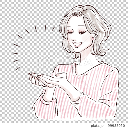 女性插畫素材 99982050