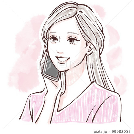 女性のイラスト素材 99982052