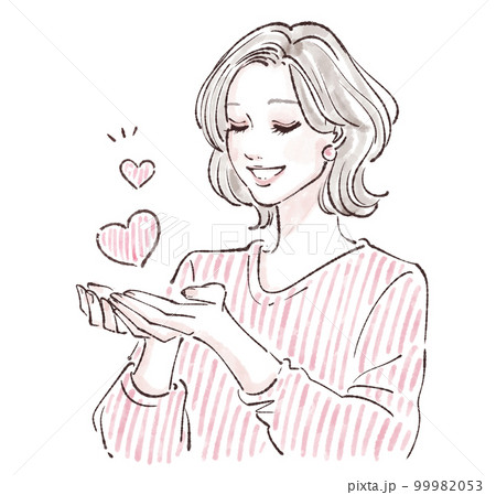 女性のイラスト素材 99982053