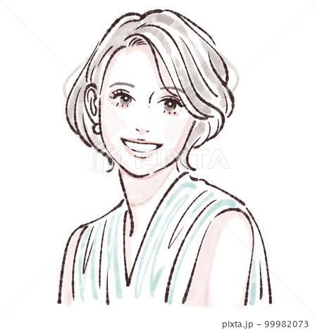 女性のイラスト素材 99982073