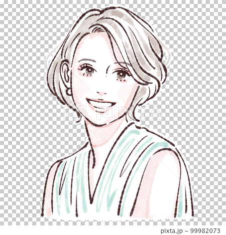 女性のイラスト素材 99982073