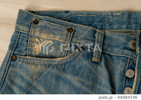 LEVI'S501XX　VINTAGE　1955年　復刻　ローライズカスタマイズド　ウォッチポケット 99984596