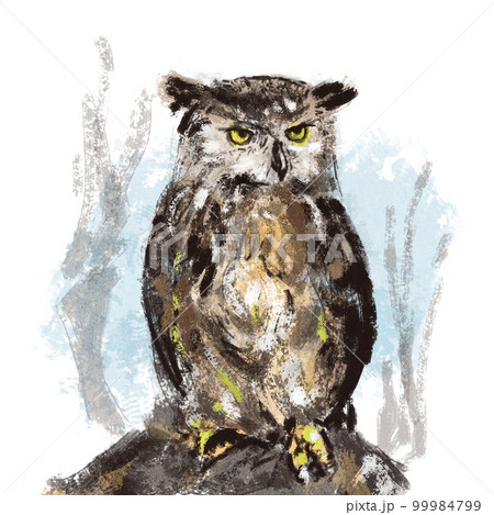 府営が 水彩画 イラスト 99984799