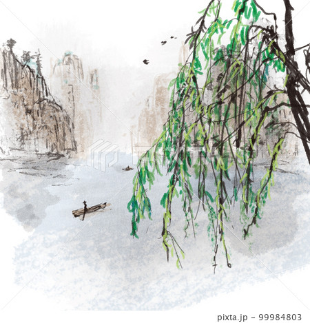 東洋画 風景画 古典的な 99984803